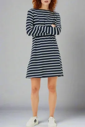 Nautical Striped Jersey Dress